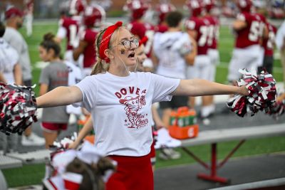 Adlee and Edith Cheer - Dover vs Louisville game